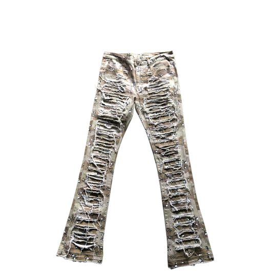 Camo Dristressed Pants