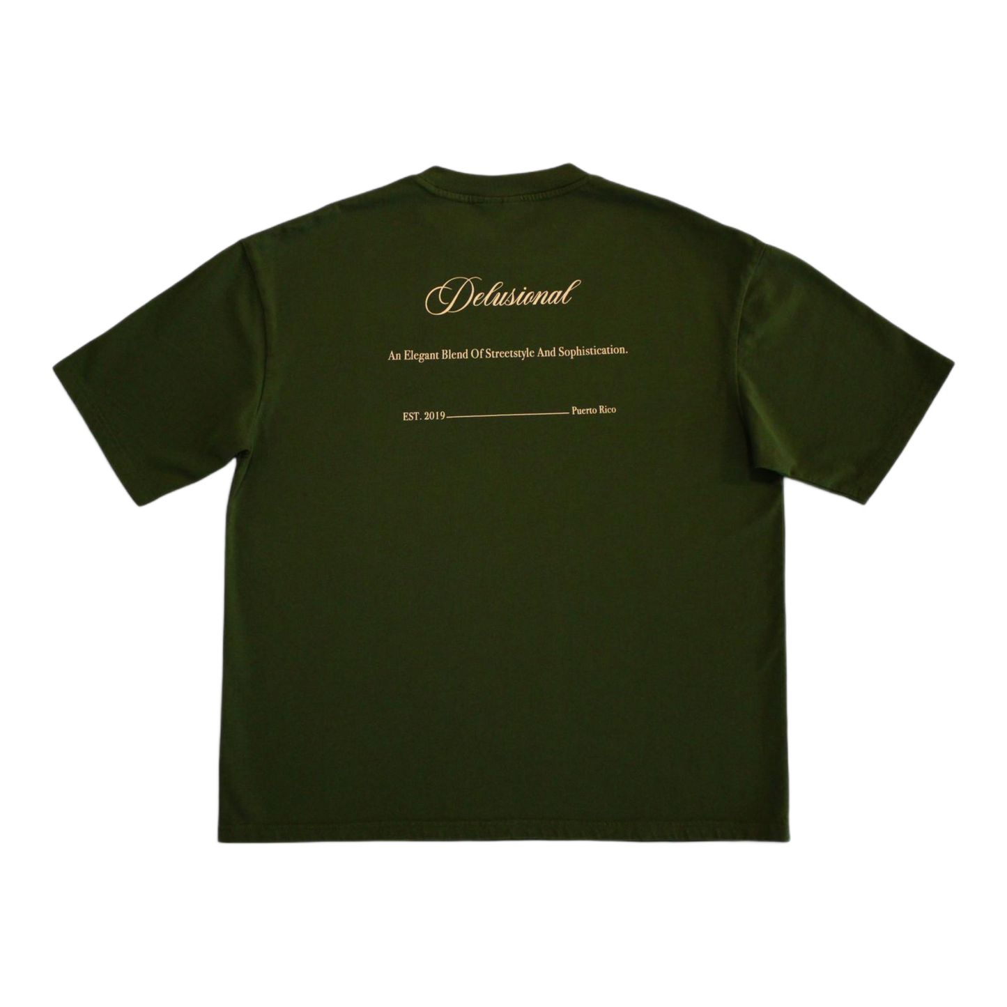 Delusional Olive Tee