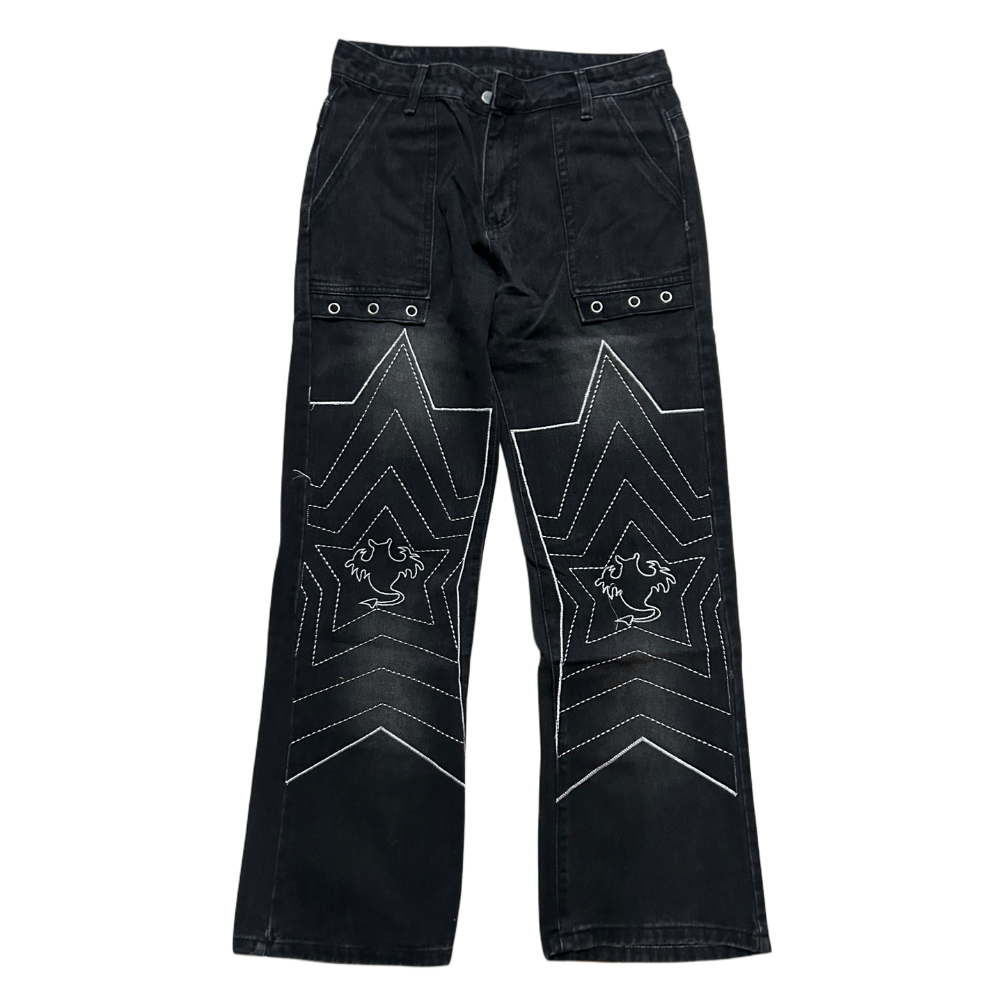 Stars Black Jean