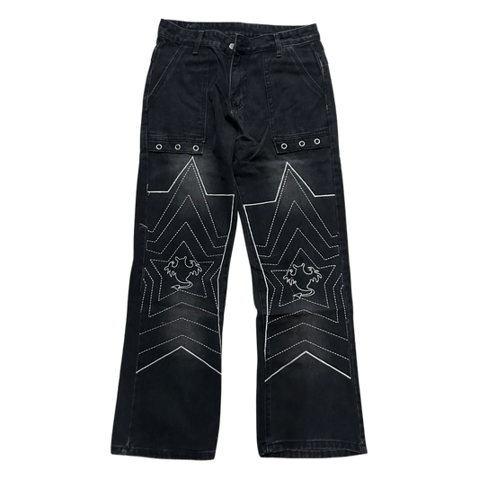 Stars Black Jean