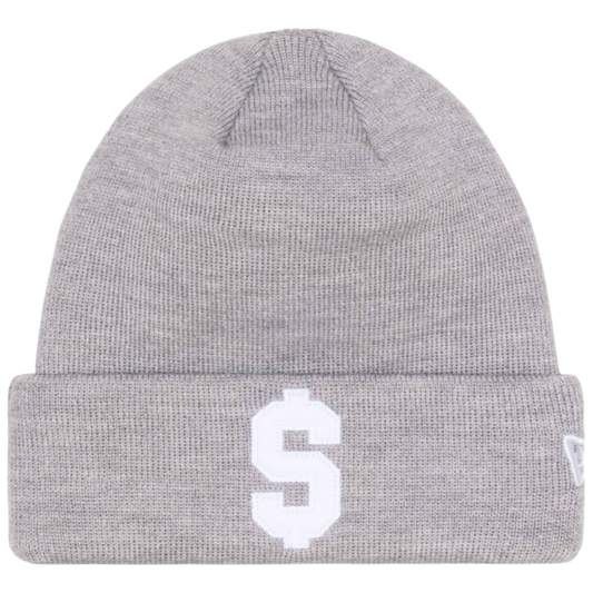 New Era $ Beanie Grey