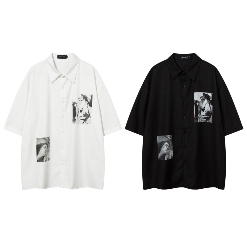 Spike Head Button Up