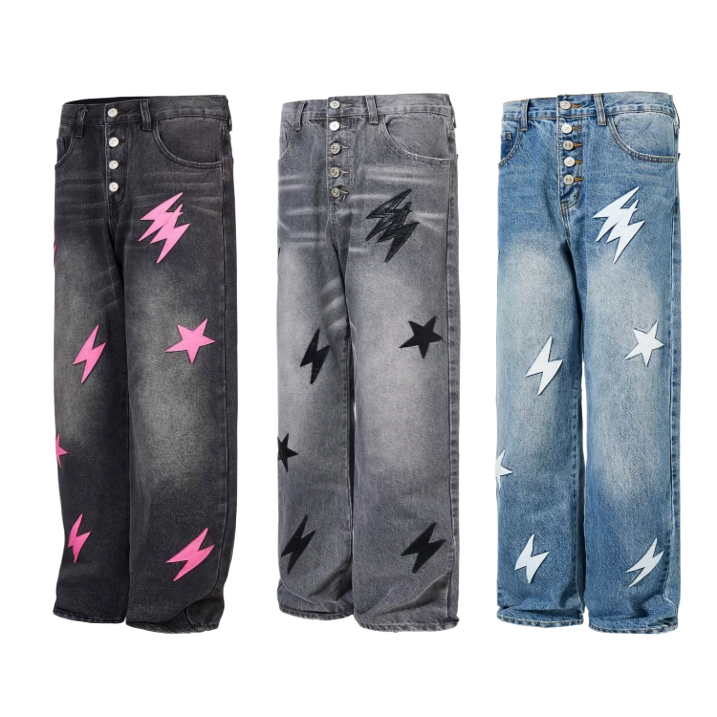 Lightning Stars Denim