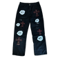 Crosses & Peace Black Jeans