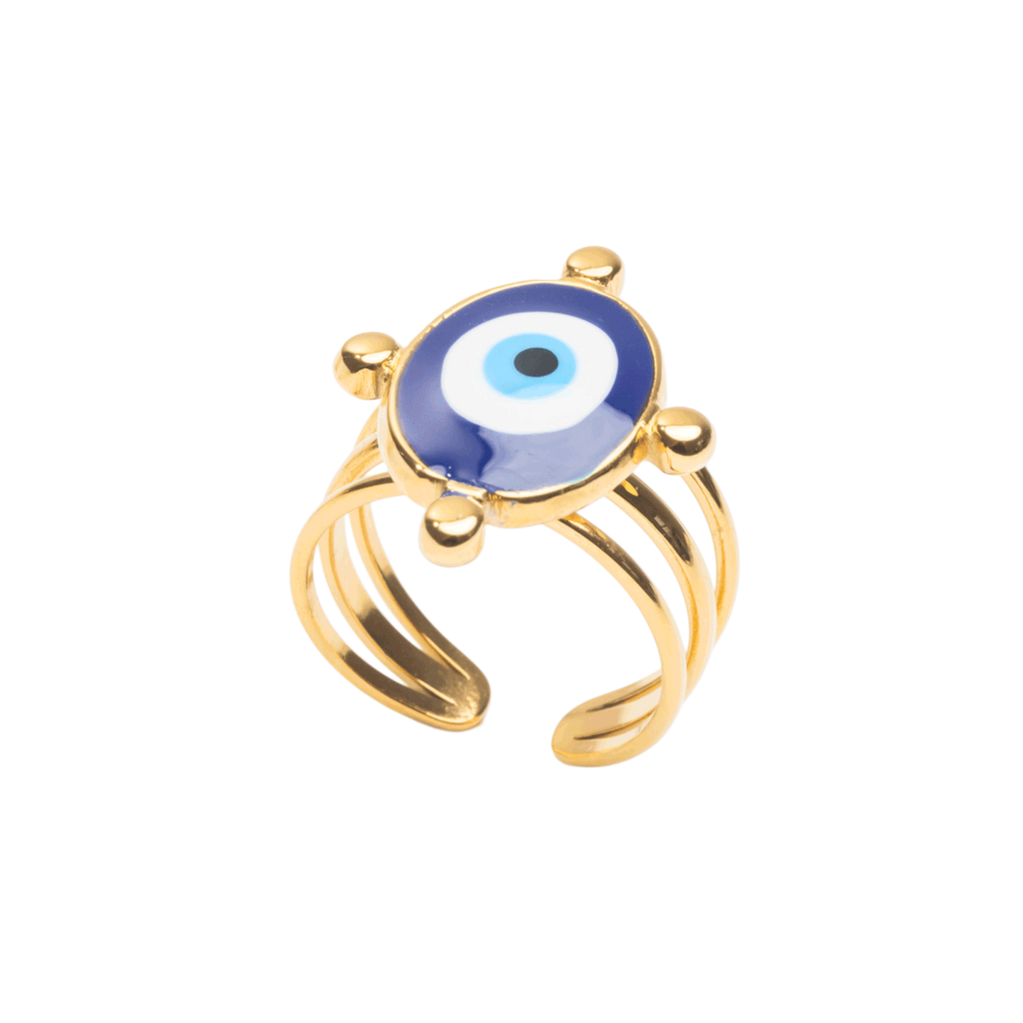 Blue Evil Eye Ring