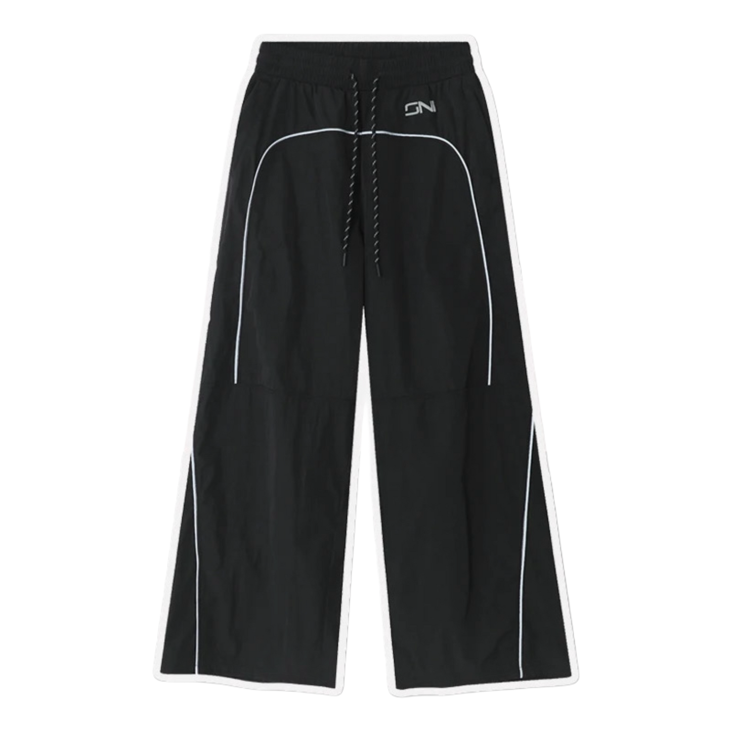 Black Nylon Baggy, Jogger