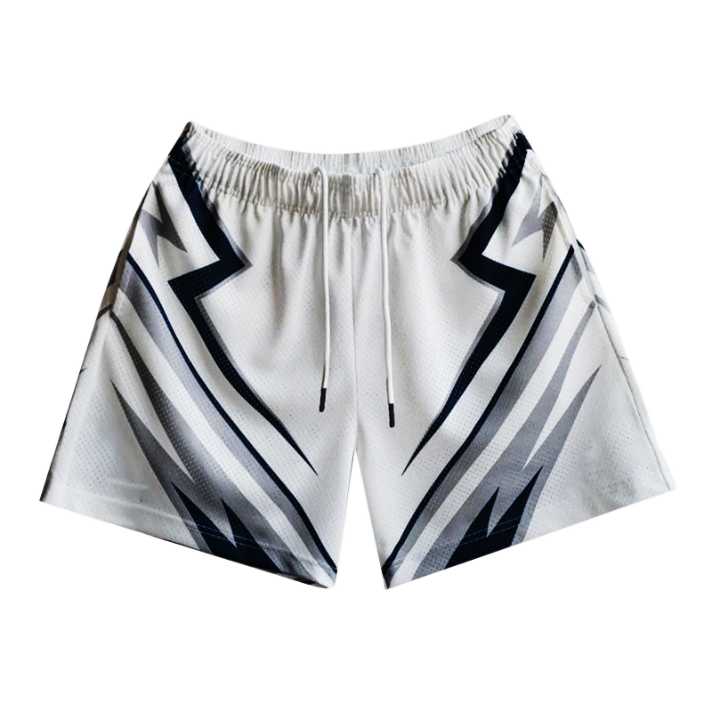 White Volt Mesh Short