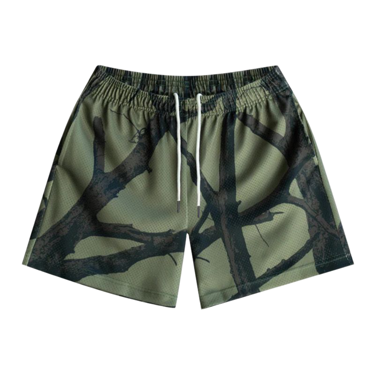 Forest Green Mesh Short