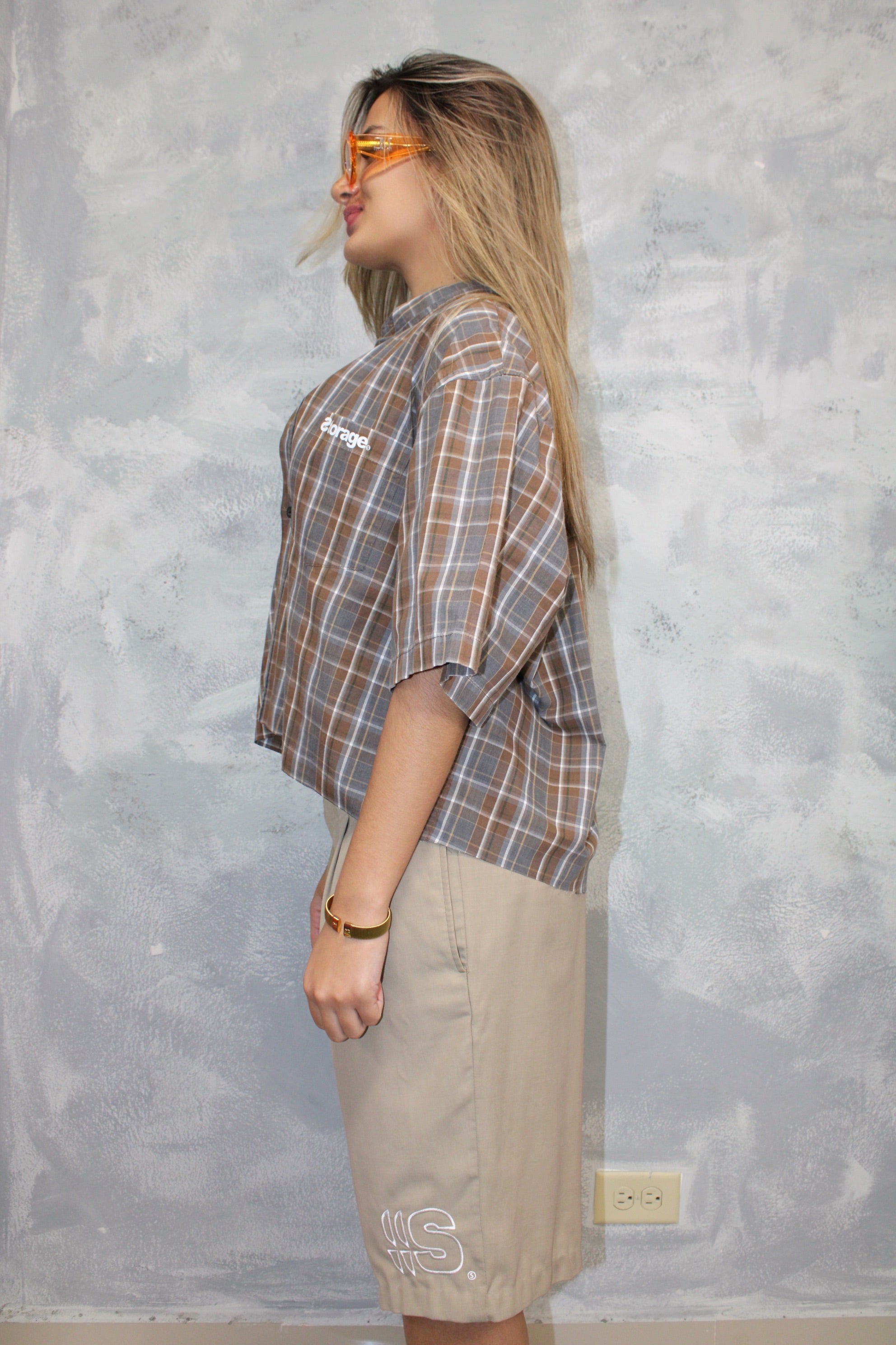 Plaid Drop Overshirt
