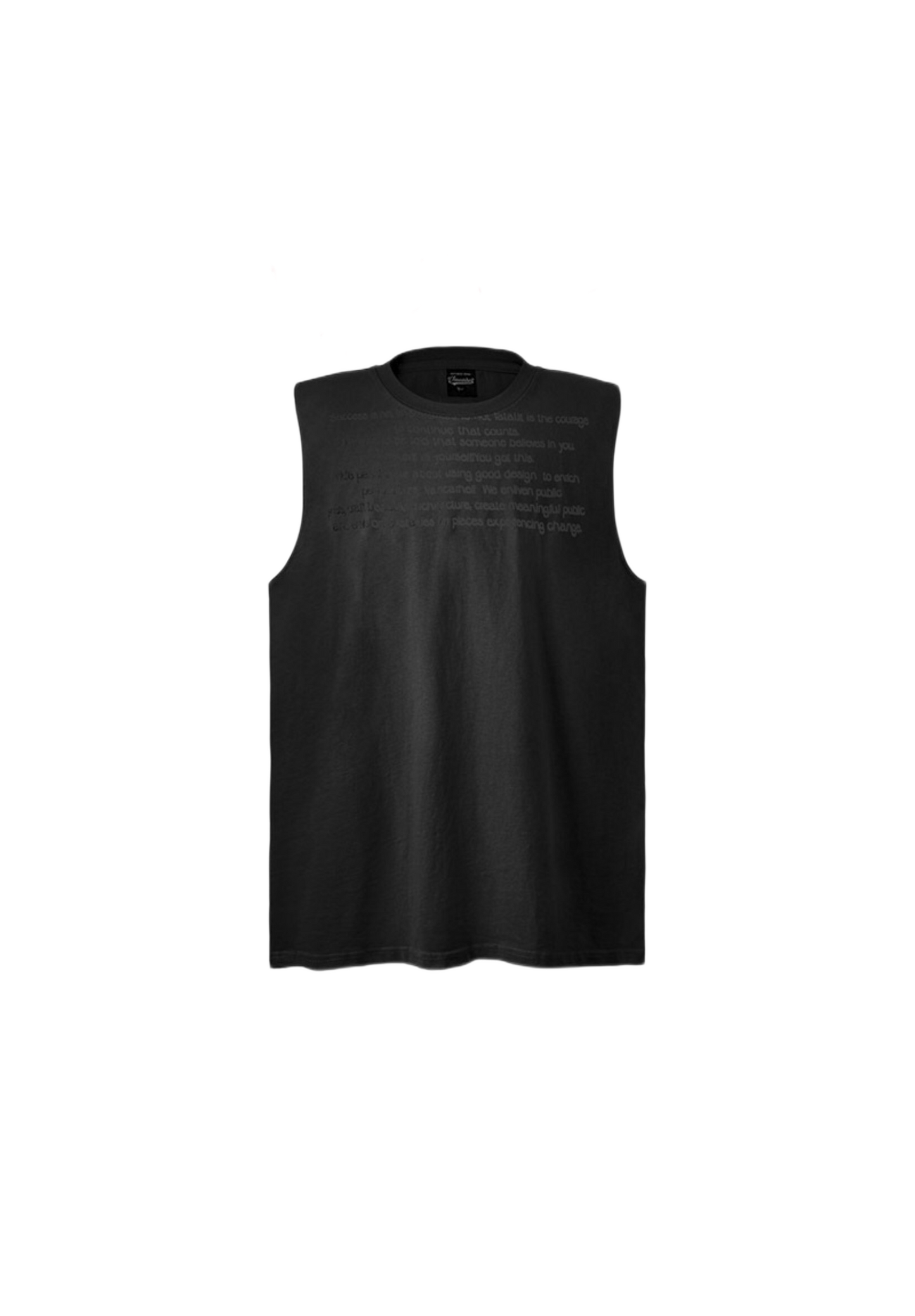 Vancarhell Black Washed Tank Top