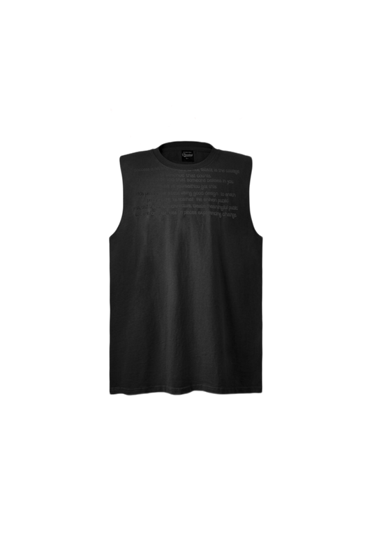 Vancarhell Black Washed Tank Top