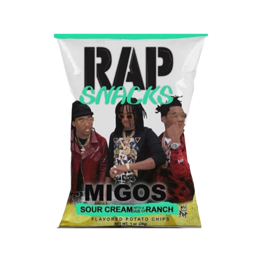 Rap Snacks Migos (Sour Cream and Ranch)