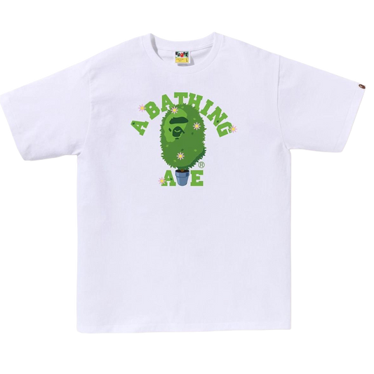 Bape A Bathing Ape Plants White Tee