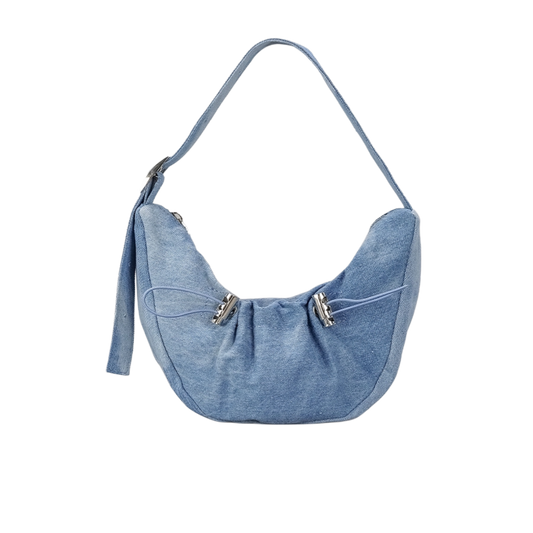 Basic Denim Shoulder Bag