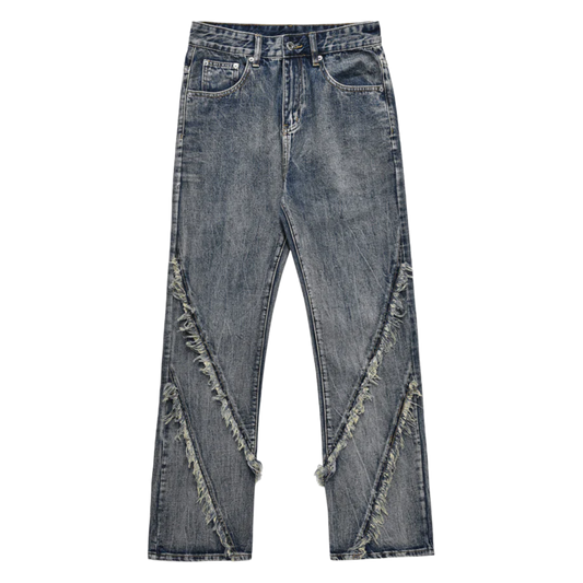 Deep Blue,Distressed Jean