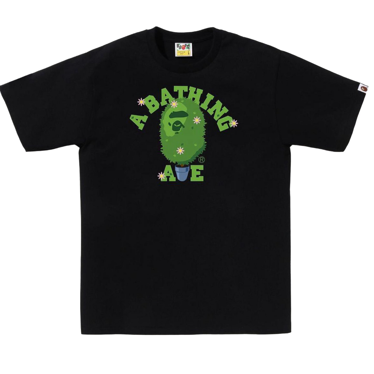 Bape A Bathing Ape Plants Black Tee