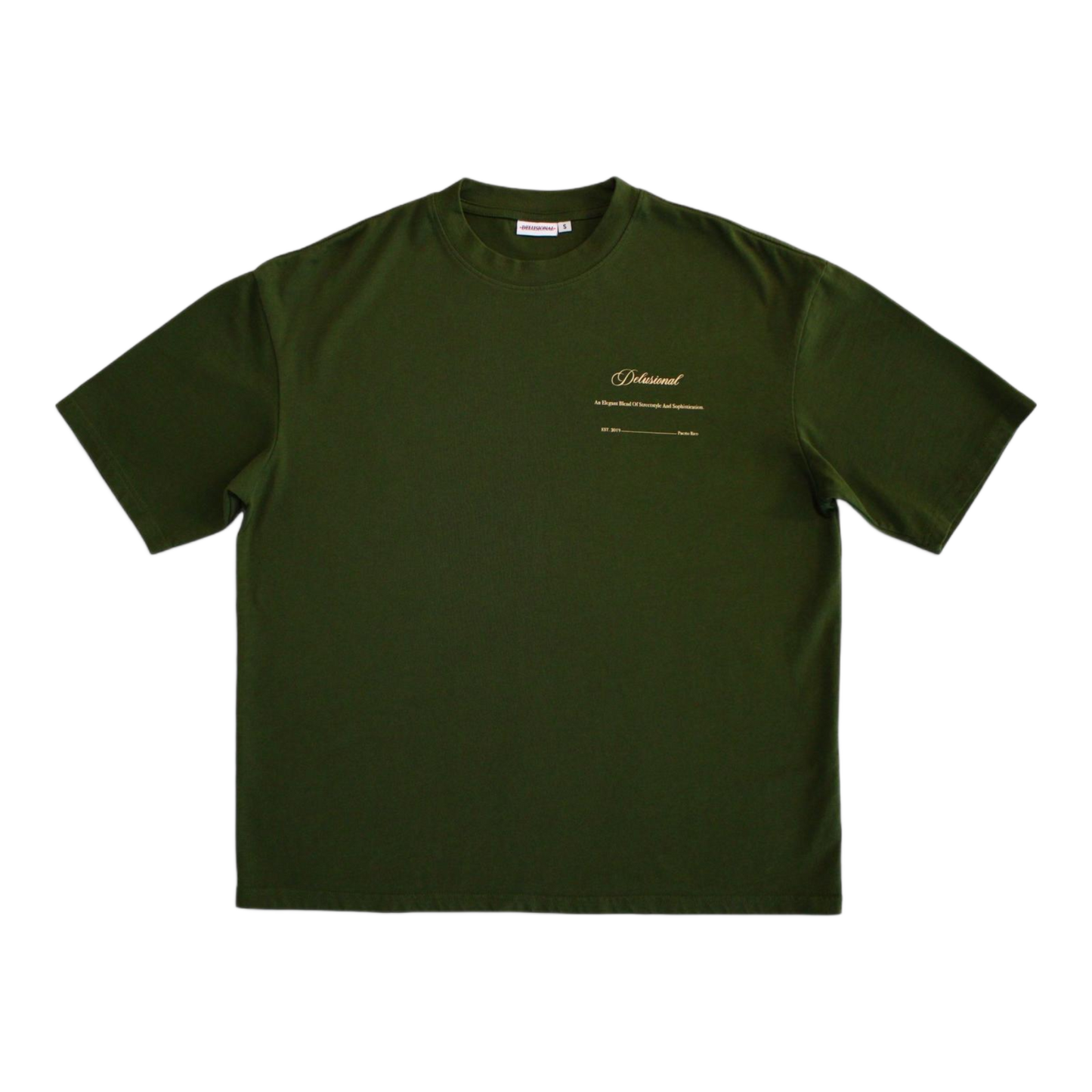 Delusional Olive Tee