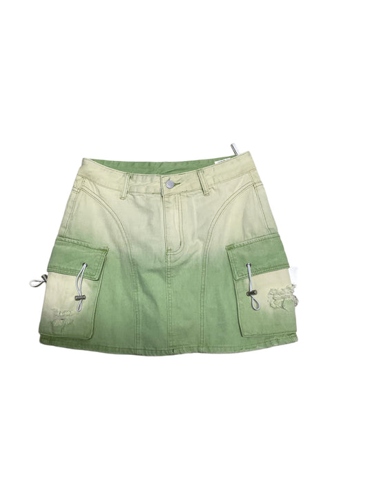 Green Cargo Skirt