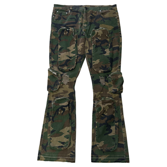 Camo Zipped Cargo