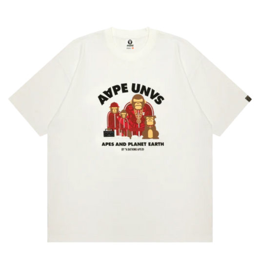 AAPE UNVS White Tee