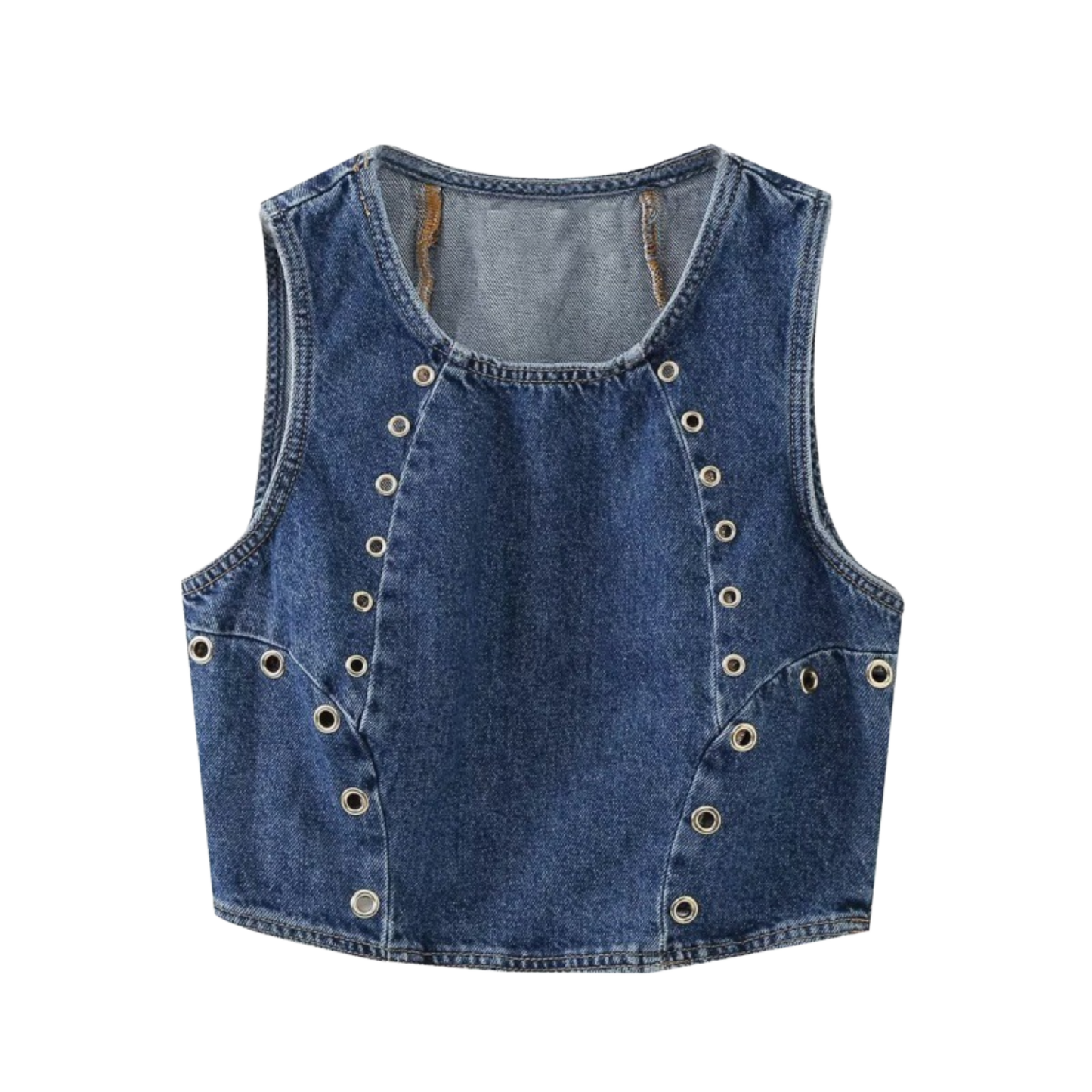 Denim Halter Top