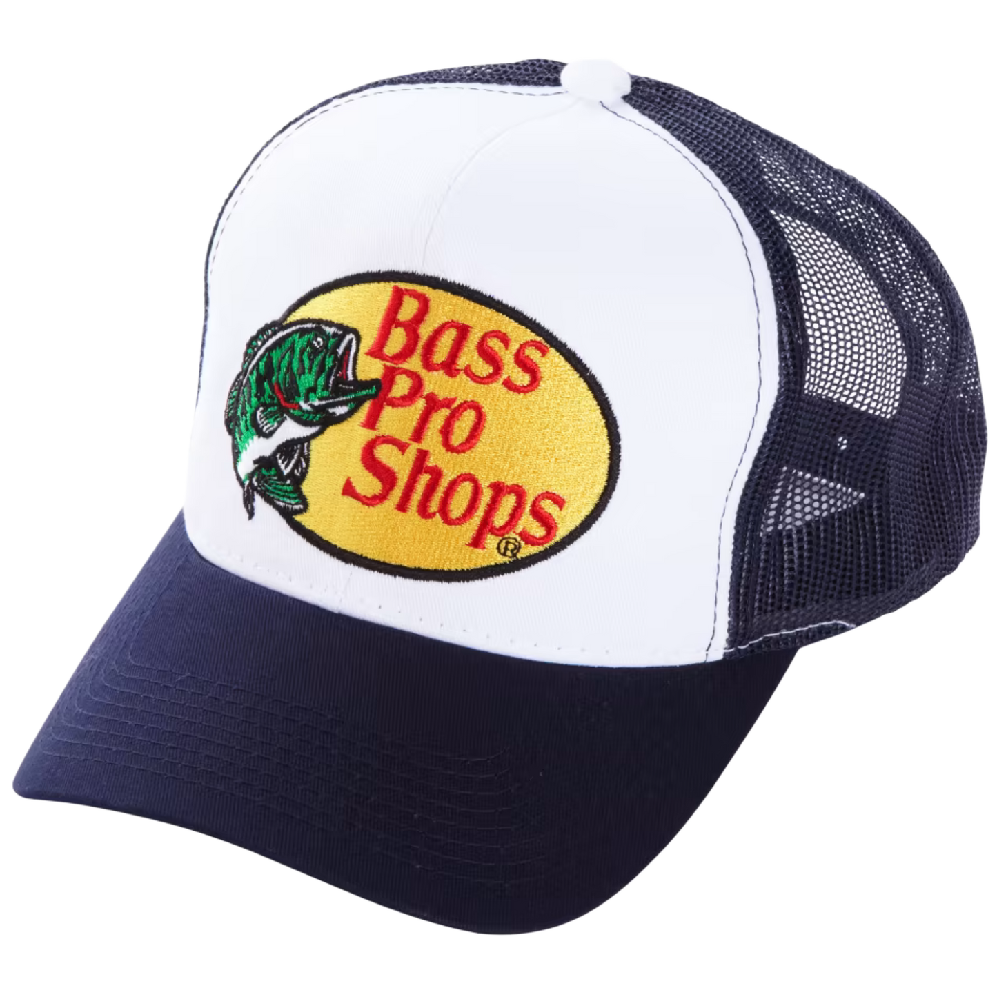 Bass Pro Shops Embroidery Navy Trucker Hat