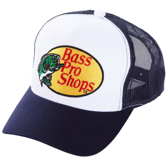 Bass Pro Shops Embroidery Navy Trucker Hat