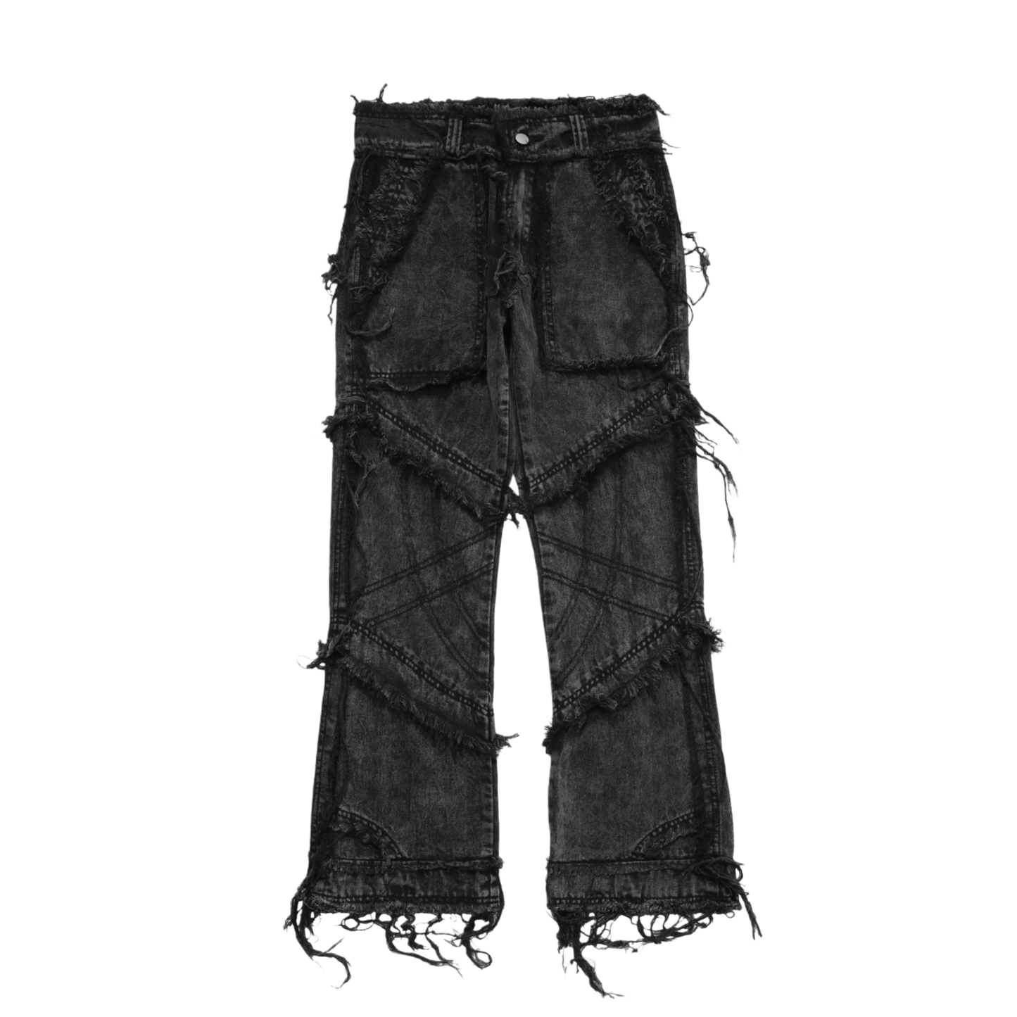 Dark Distressed Lines, Jean