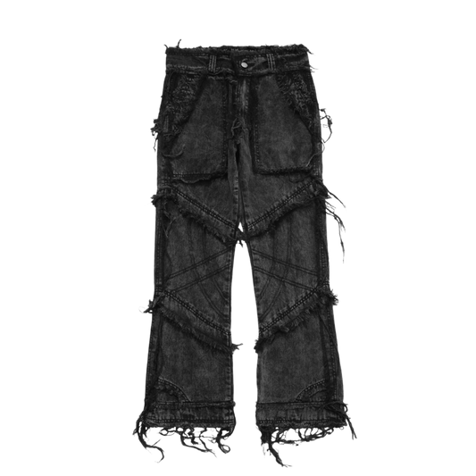 Dark Distressed Lines, Jean