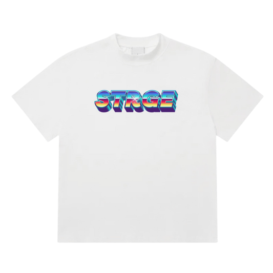 STRGE Chrome Tee (White)