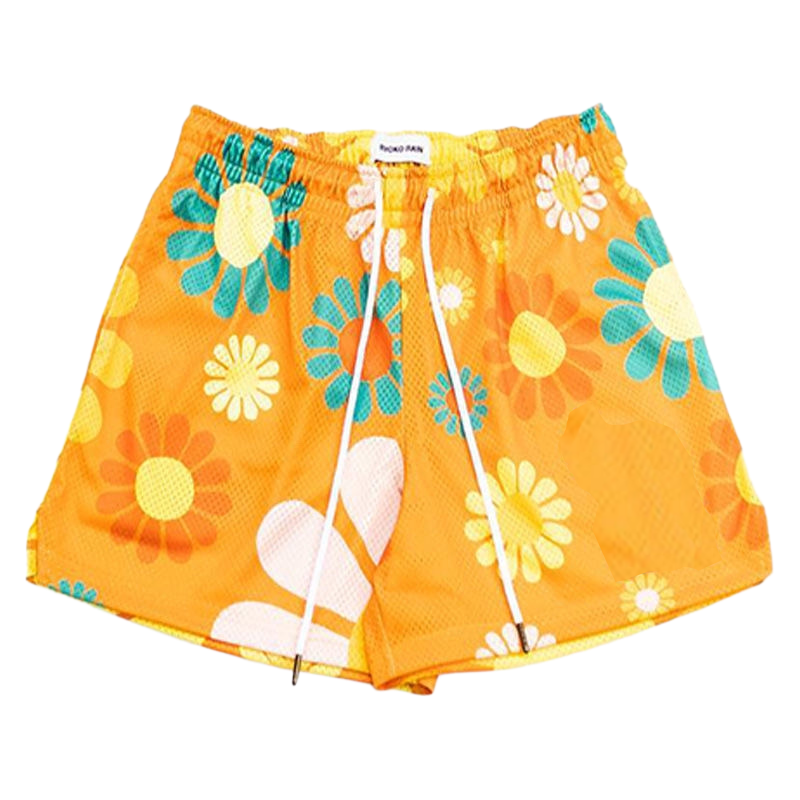 Flowers Mesh Short