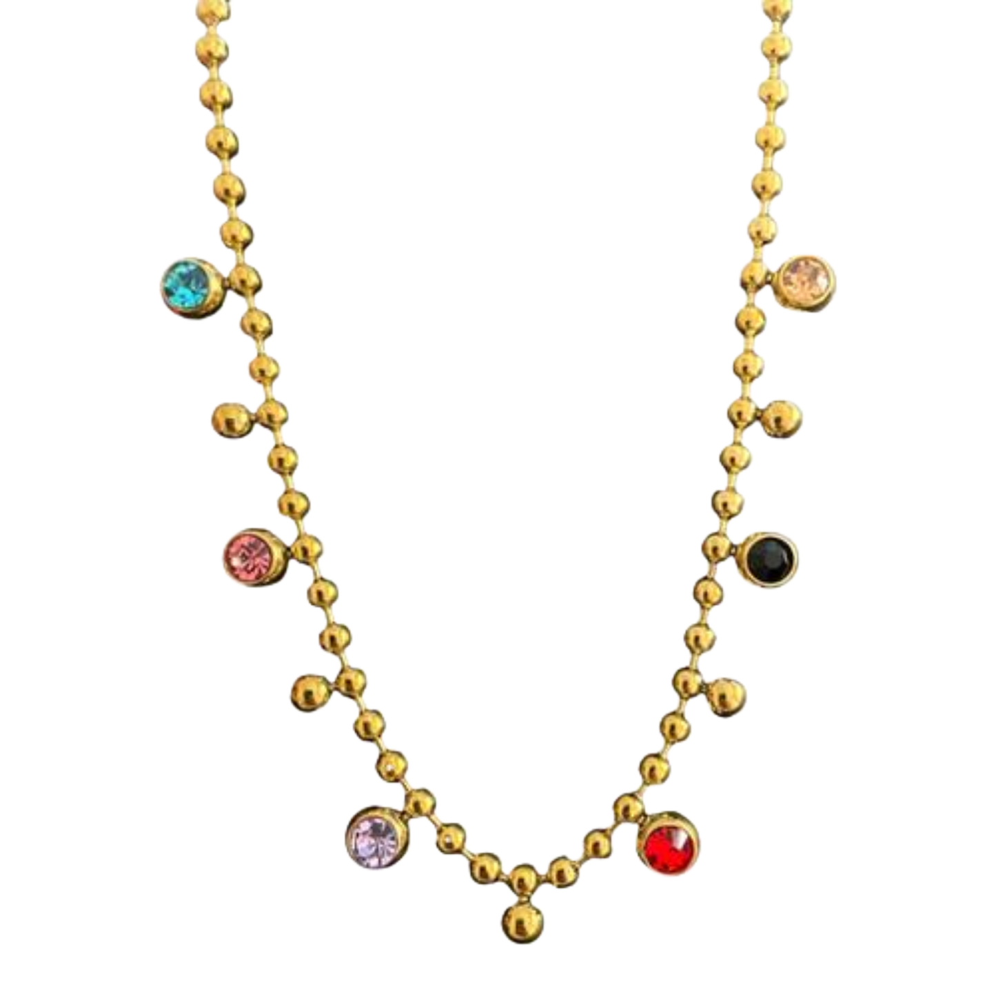 Color Diamond Necklace