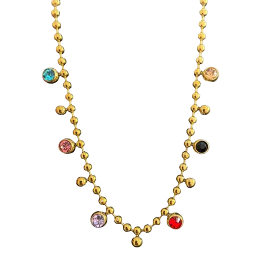 Color Diamond Necklace