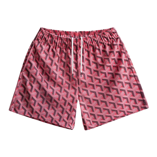 Goyard Print Mesh Short