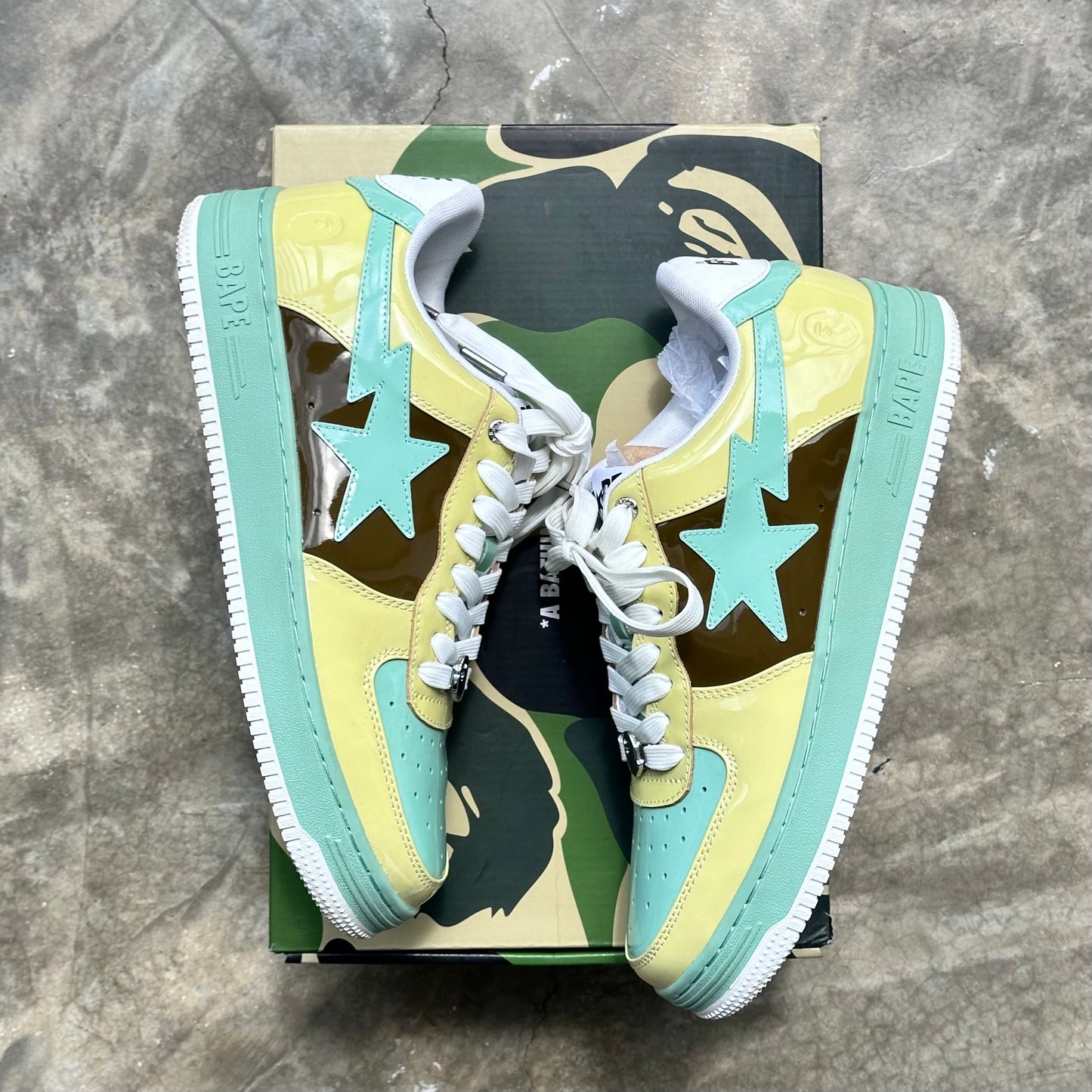 Bape Sta Nostalgic Yellow/Green