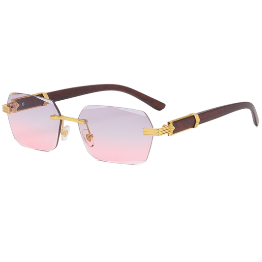 Street Knitted Sunglasses ‘Pink’