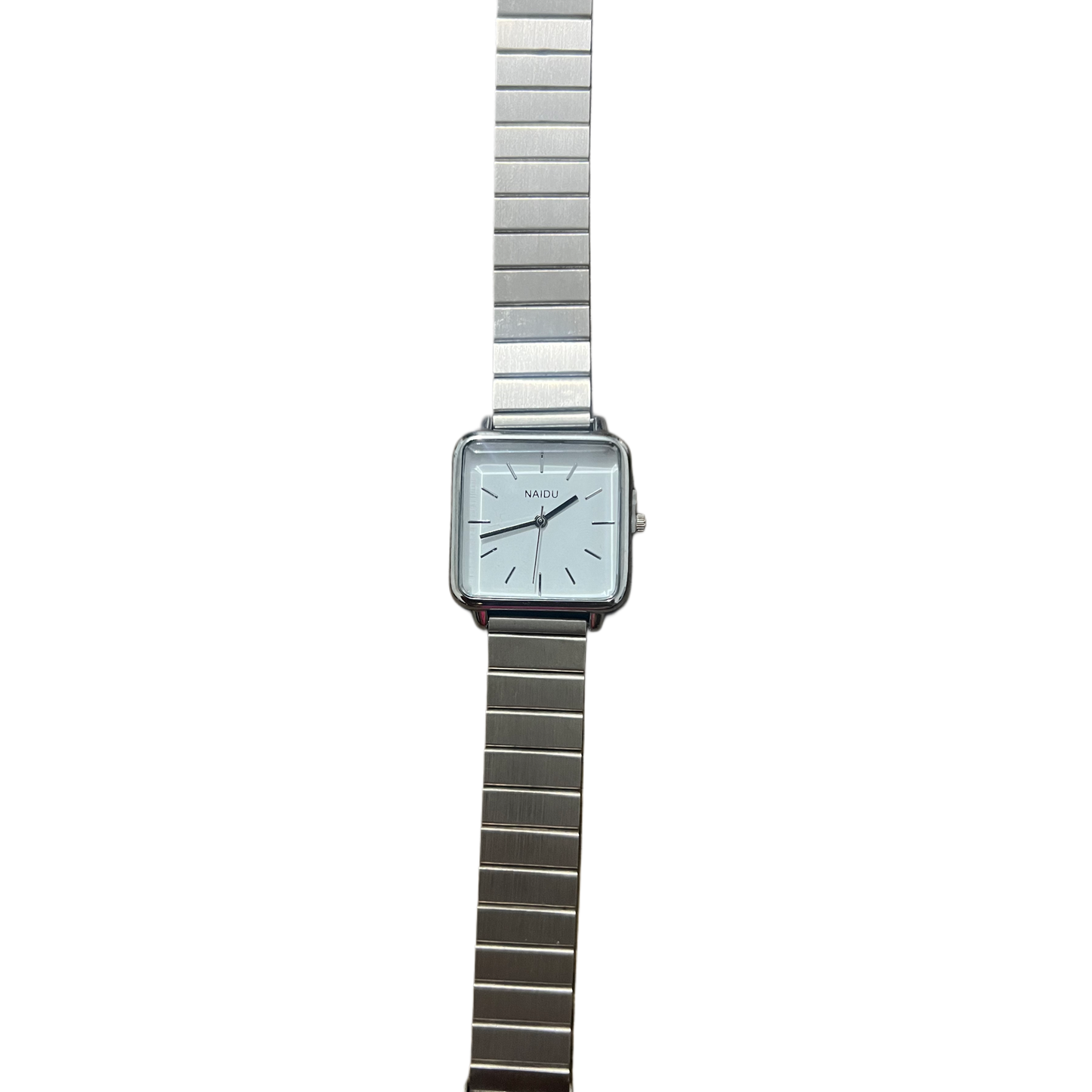 Silver Square Watch