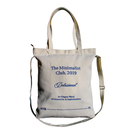 Delusional Minimalist Club Tote Bag