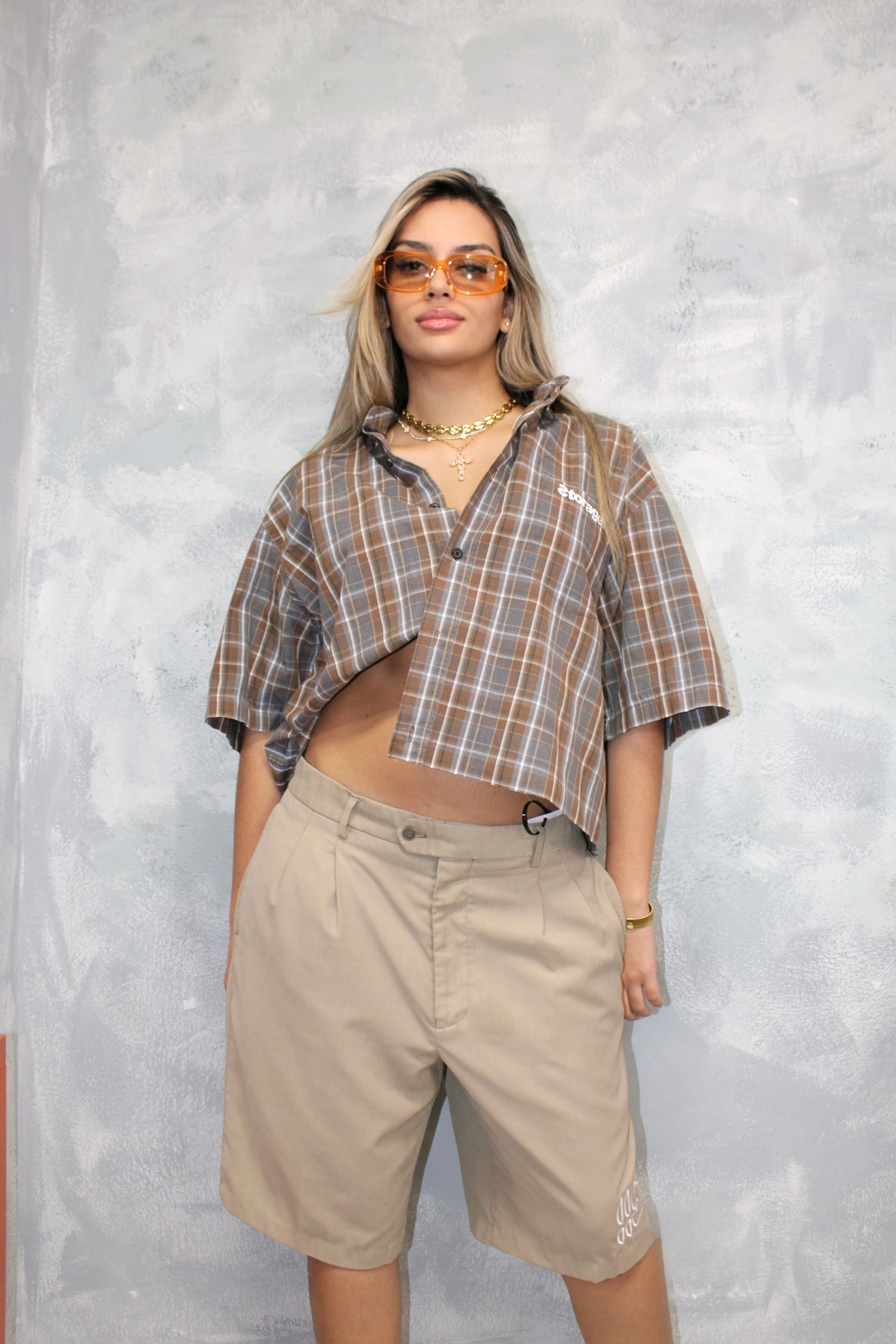 Plaid Drop Overshirt