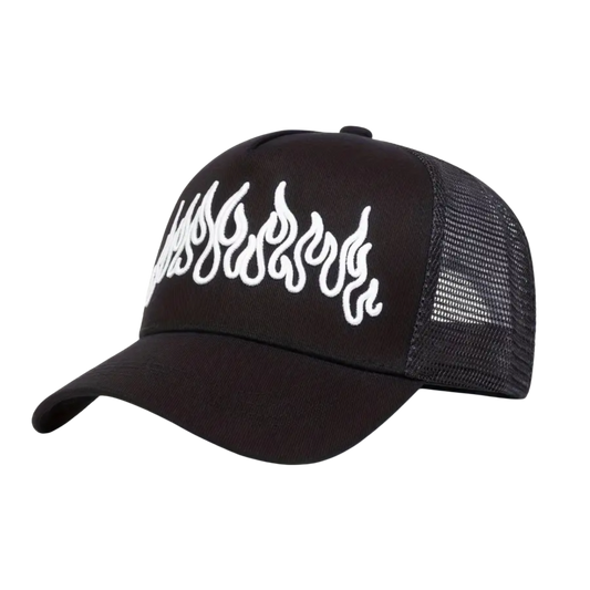 Black Flames Cap