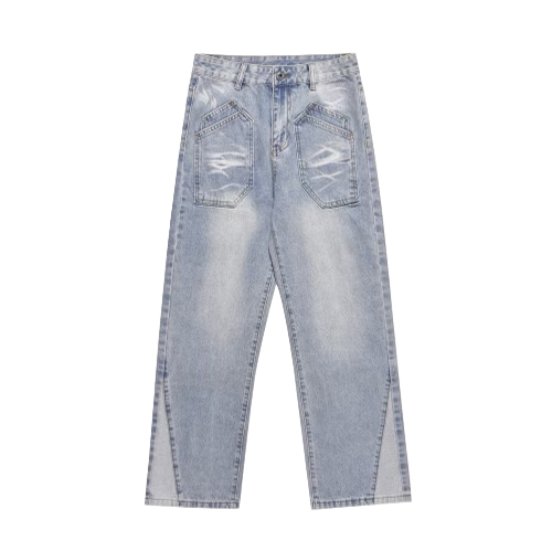 Front Pocket Flare Denim