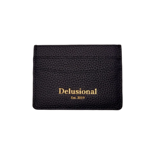 Delusional Leather Card Holder