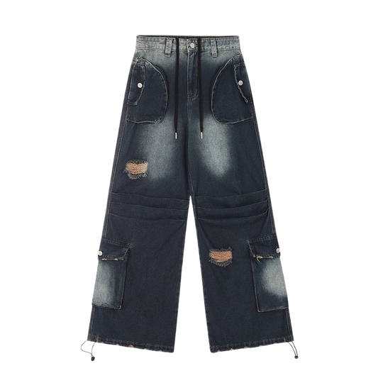 Dark Jean Cargo