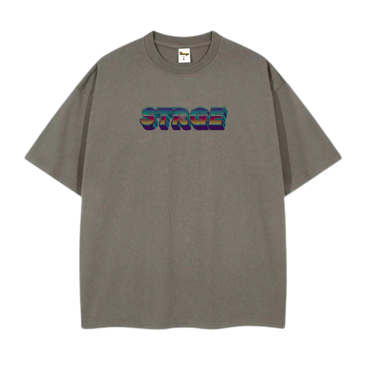 STRGE Chrome tee (Camel Grey)