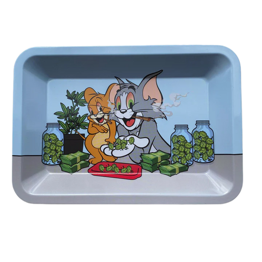 Tom & Jerry Smoking Rolling Tray