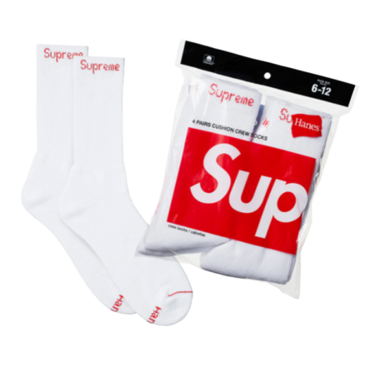 Supreme Hanes Socks (4Pack)